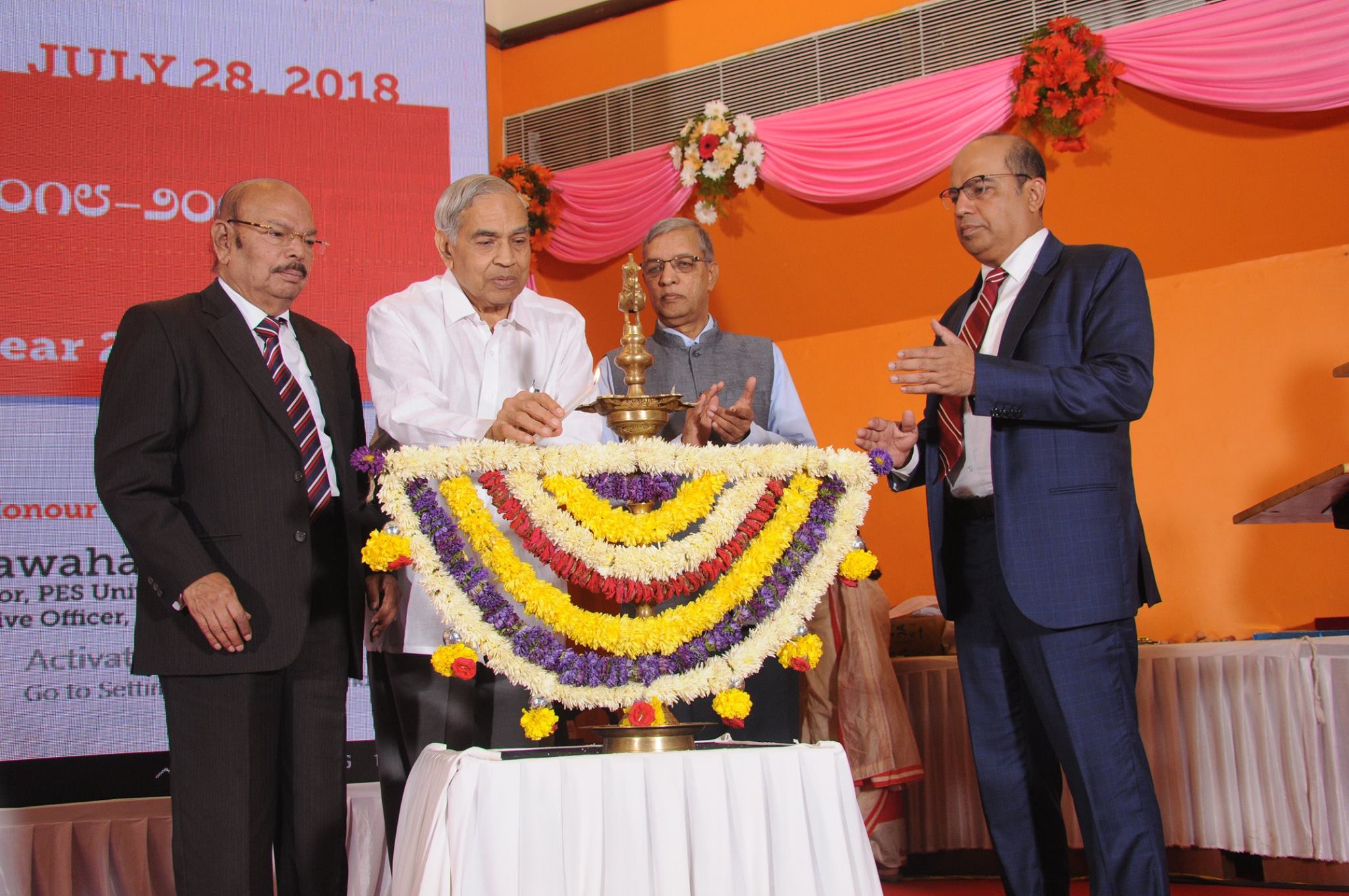 Inauguration of First year B.Tech, B.Arch & B.Des programs of PES University