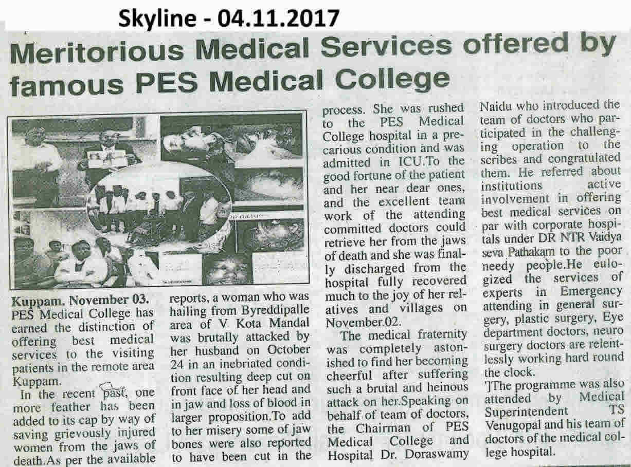 PESIMSR doctors achieve rare surgical feat