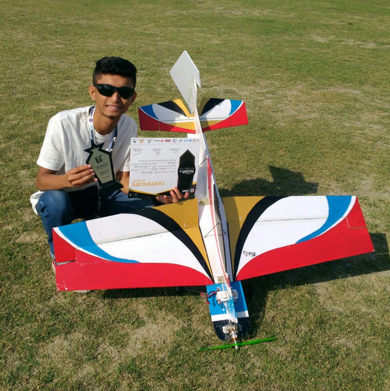 PESIT student wins second place in national Boeing Aeromodelling Festival