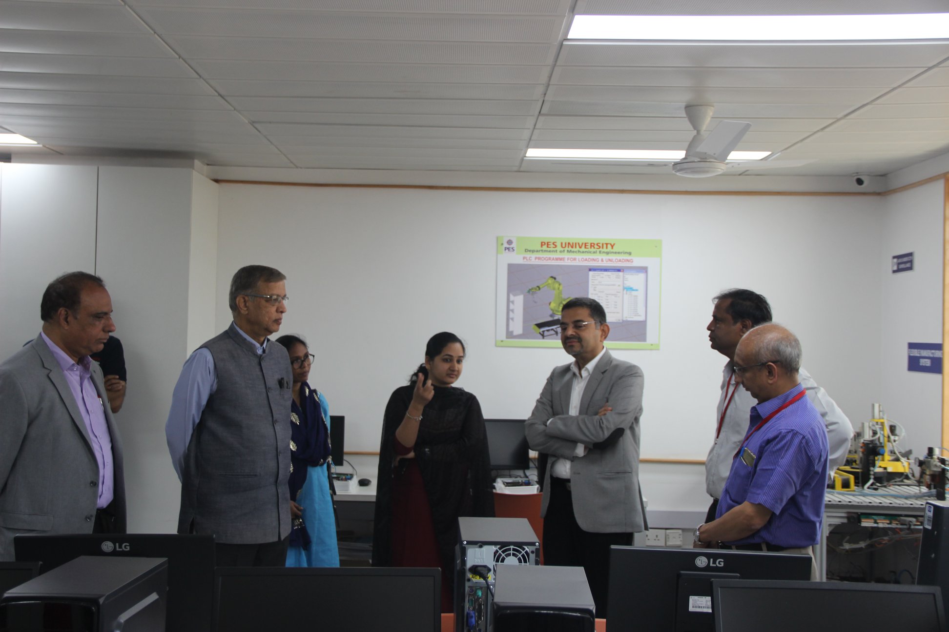 Inauguration of Automotive Electronics laboratory set up jointly by PES University and Robert Bosch