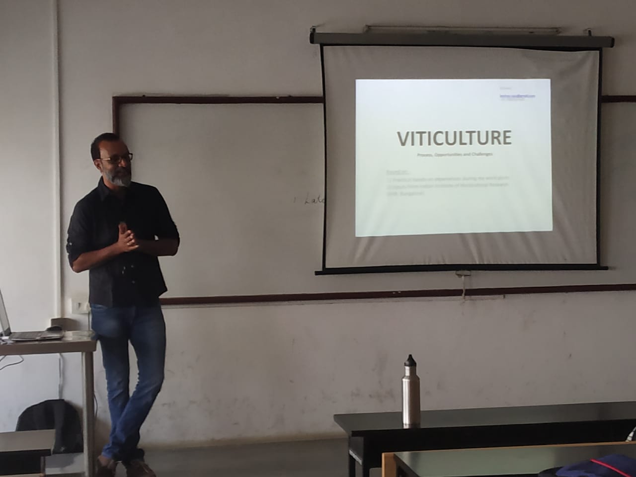 Guest lecture on viticulture business