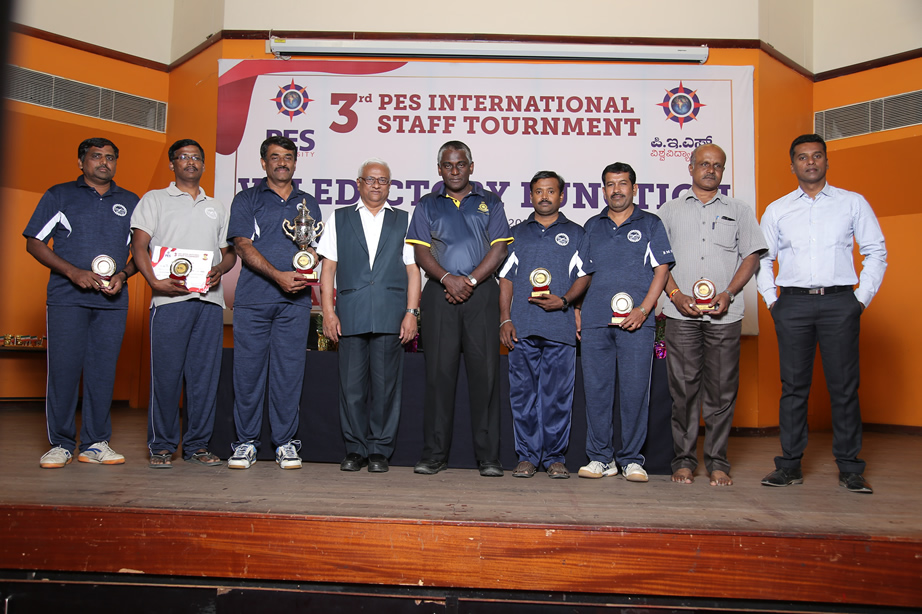 3rd International Staff Tournament held at PESU