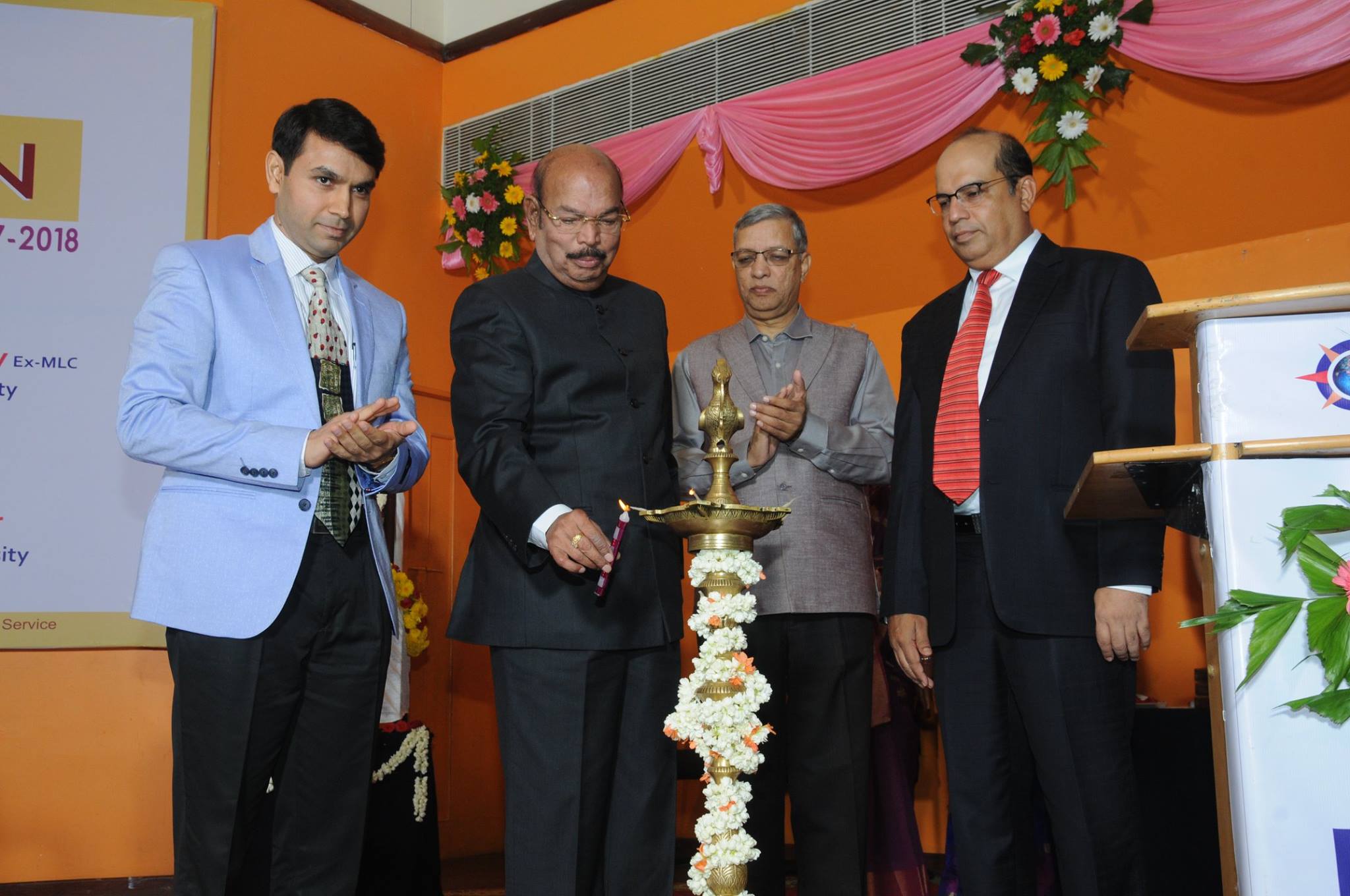 PES University goes digital and unveils three new research centers at the inauguration ceremony of the new batch.