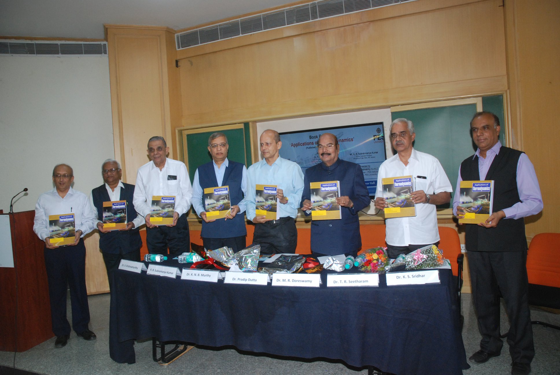 Book release event of “Applications  of  Thermodynamics”
