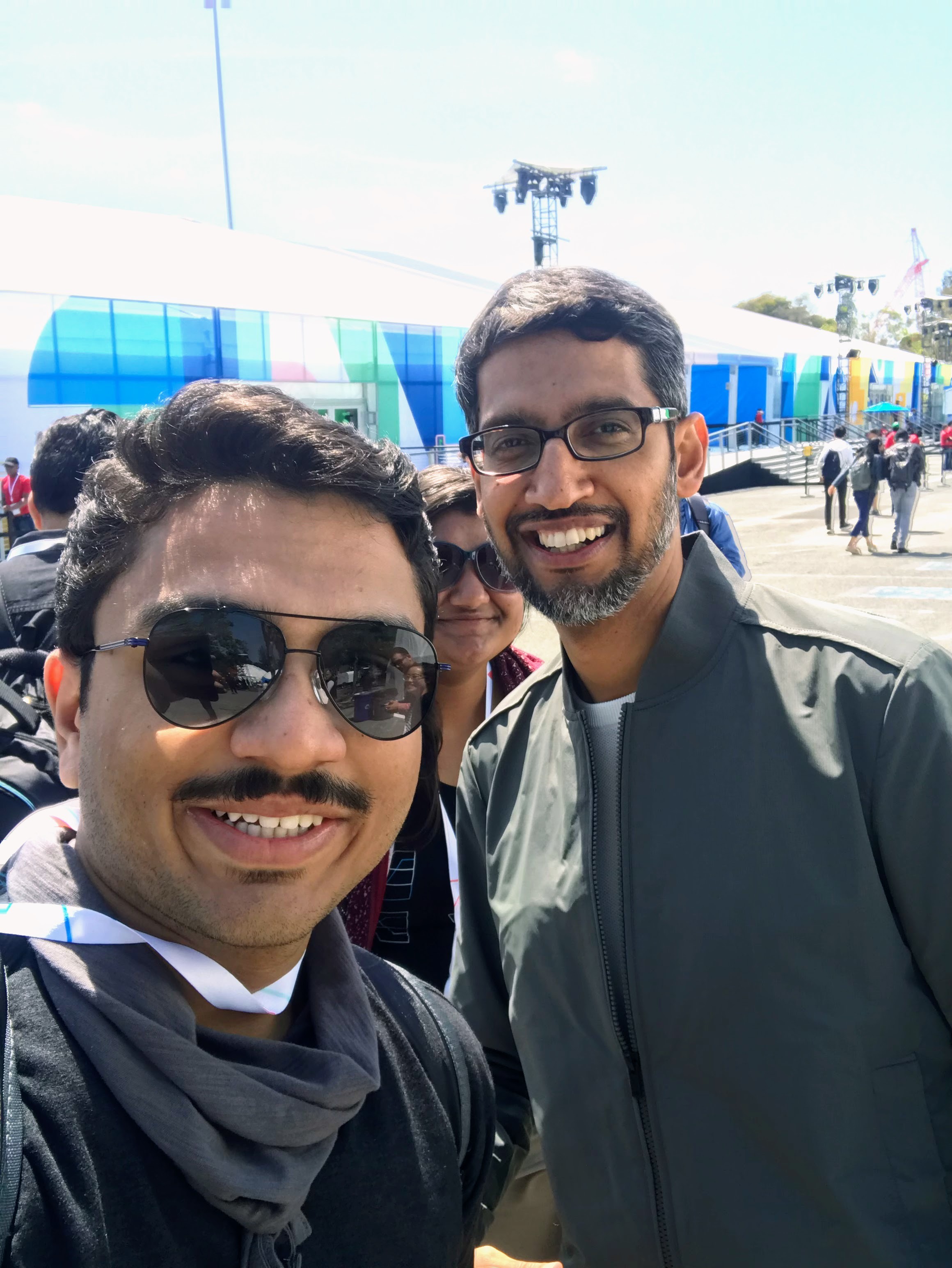 Bhaarat Chetty attends Google’s annual developer conference, Google I/O - 2019, held at California, United States