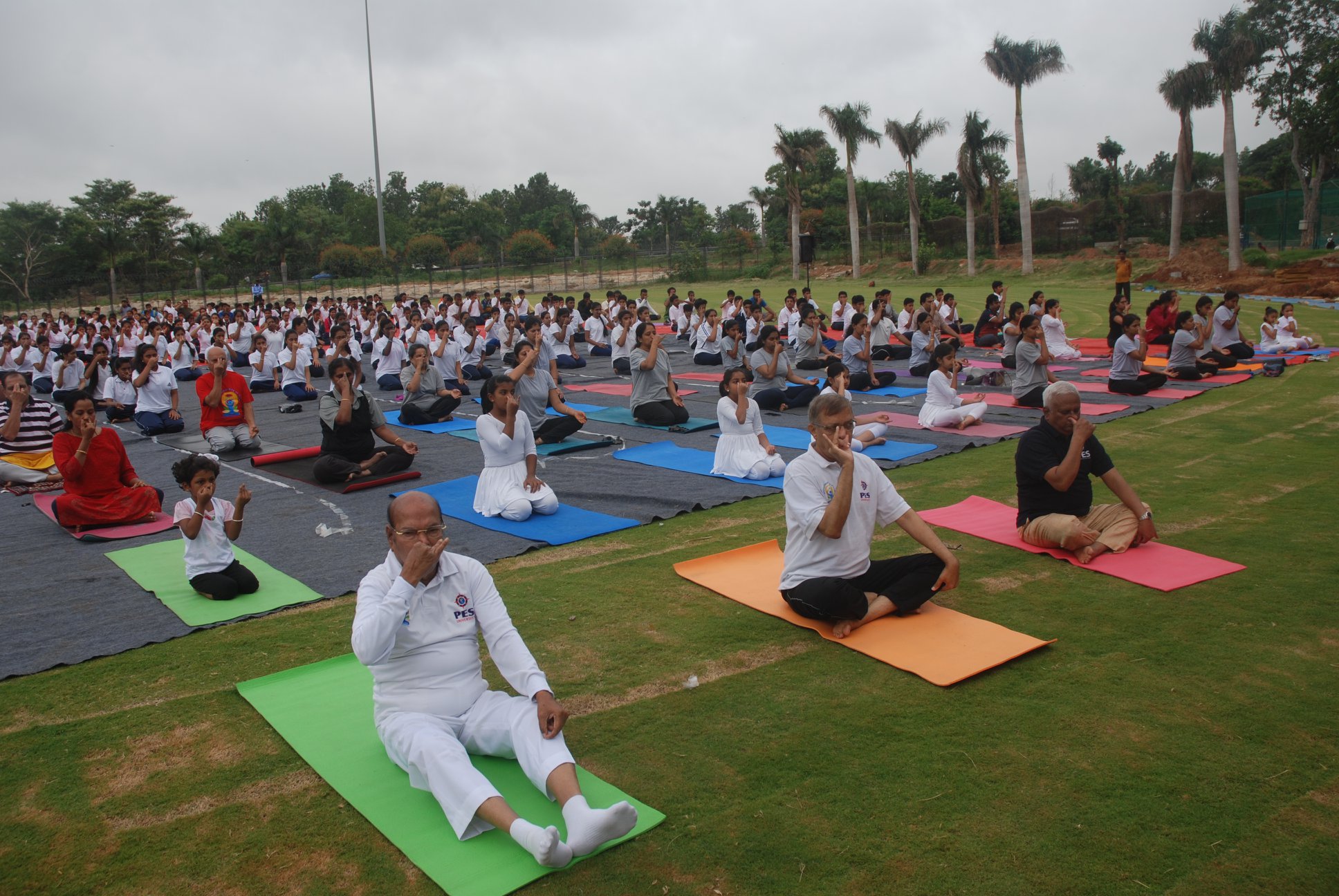 PES University celebrated the International Yoga Day 2019