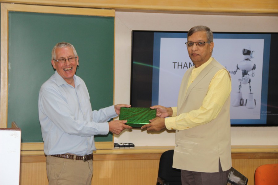 Talk on Human Robot Interaction by Prof. David Jenkins