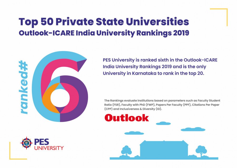 PES University among Top 10 Private State Universities in India