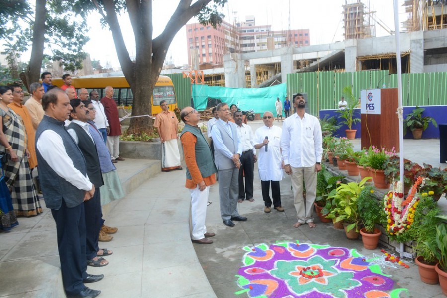 The 73rd Independence day was celebrated on August 15, 2019 @ PES University - Ring Road Campus.