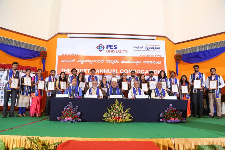 Fourth annual convocation of PES University held