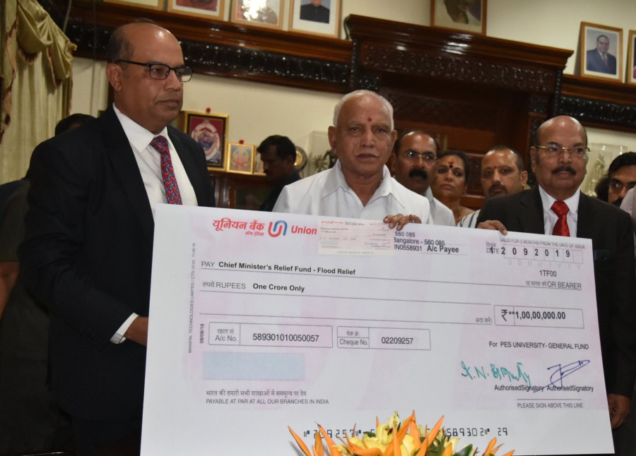 Supporting flood relief programmes