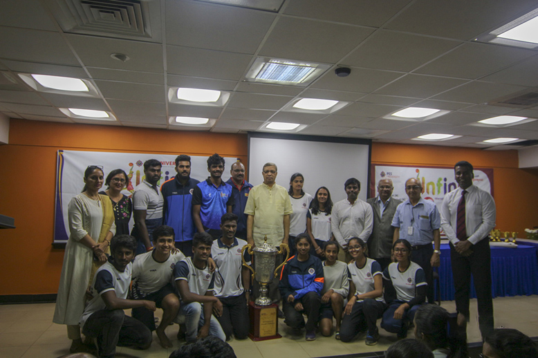 PES University are overall champions in INFINI 2019