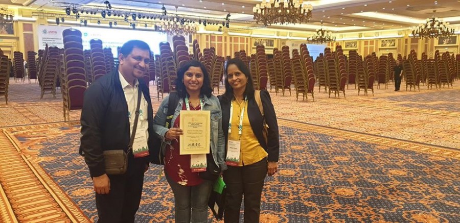 A paper on Human Robot Interaction, co-authored by Suchitra Saxena, Shikha Tripathi and Sudarshan T S B, got shortlisted as top 4 finalists in IEEE/RSJ International Conference