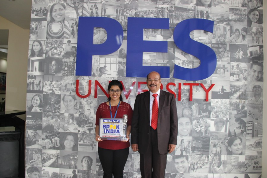 Debating Prodigy of PES University Wins ‘Speak for India - 2019’ Competition