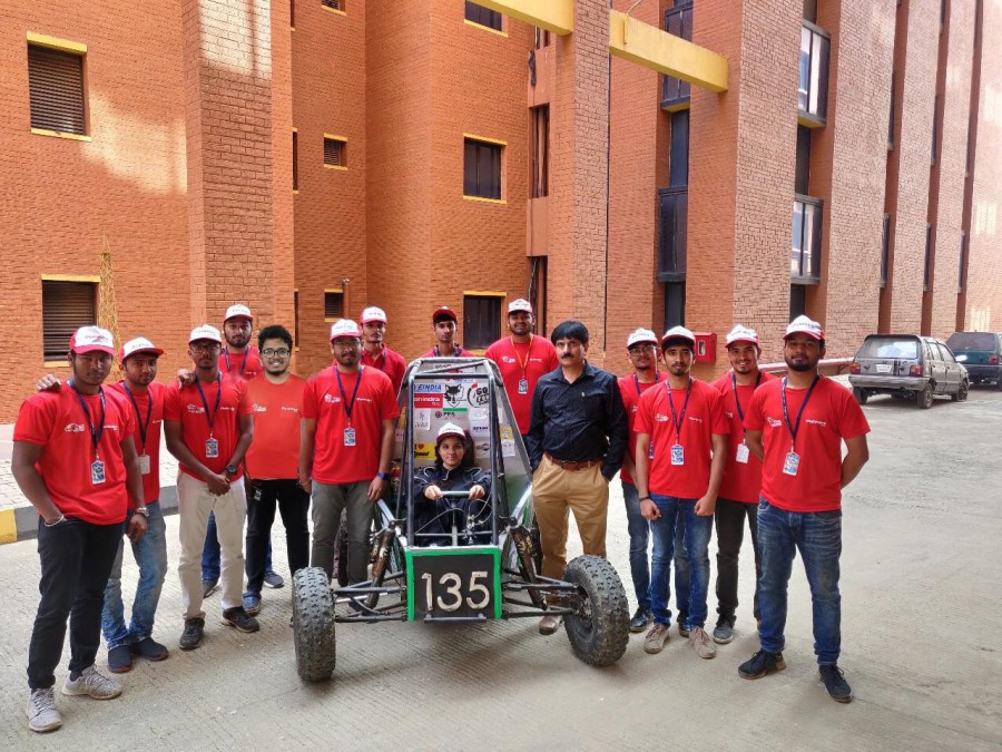 Team ENIGMA the journey of making BAJA 2020 All Terrain Vehicle by Department of Mechanical Engineering