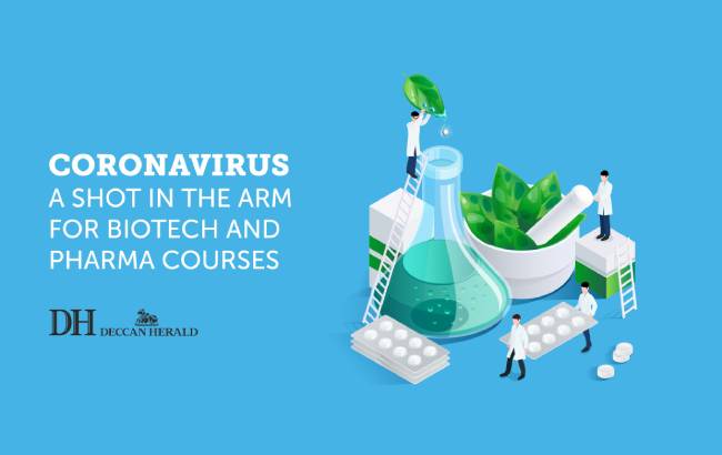 PES University in the Media: Coronavirus a shot in the arm for biotech, pharma courses, Deccan Herald, May 25, 2020