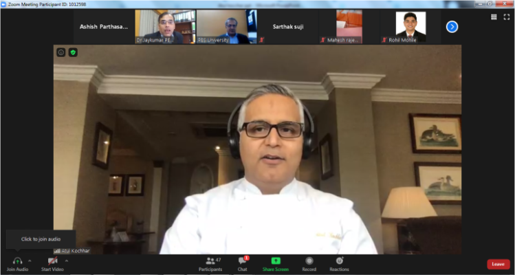 Webinar on chef skills by Michelin Star Chef held