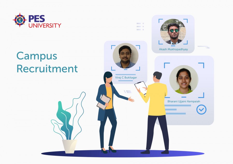Campus Recruitment at PES University commence on a optimistic note