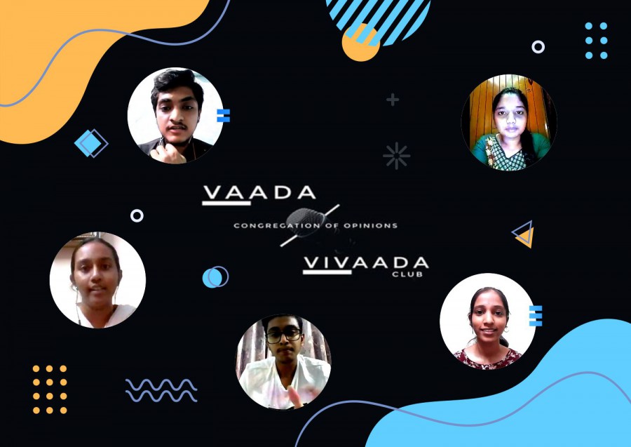 Online English debate held