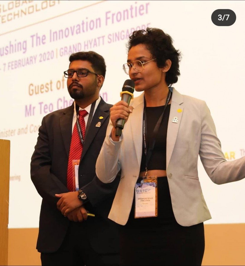PES University space enthusiasts bag award at The Singapore Space Challenge 2020
