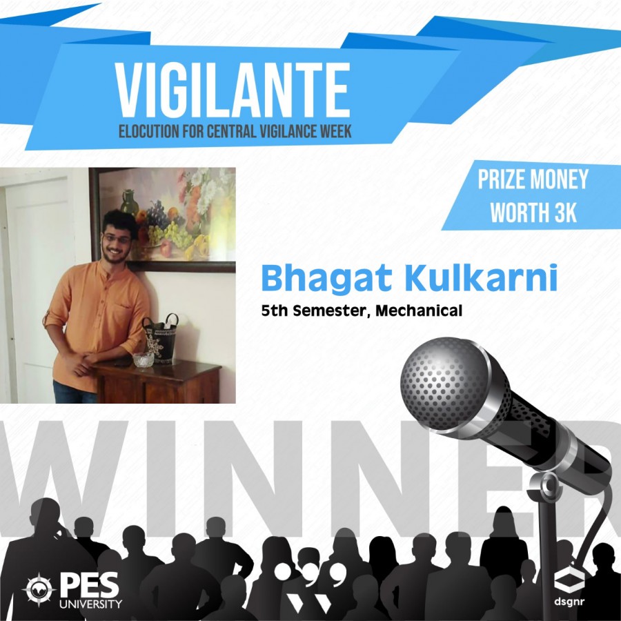 Elocution competition on Vigilance