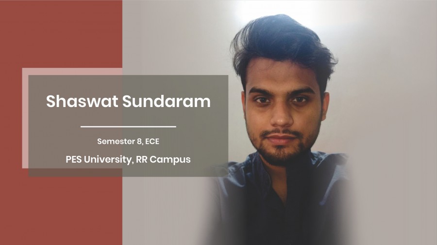 PES University student in the News: Shaswat scores 99.23 percentile in CAT 2020