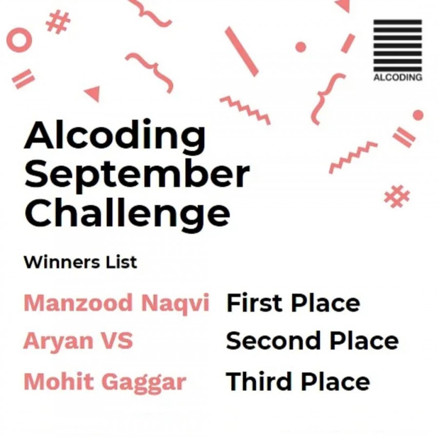 Alcoding September challenge