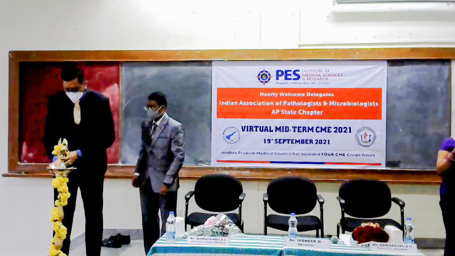 Virtual CME 2021 Indian Association of Pathologists and Microbiologists, AP state chapter held