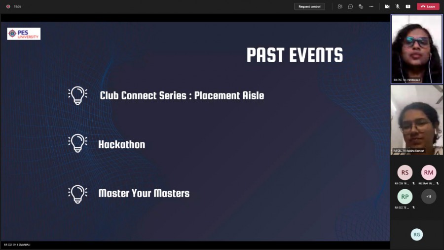 Orientation session of ACM-W student chapter