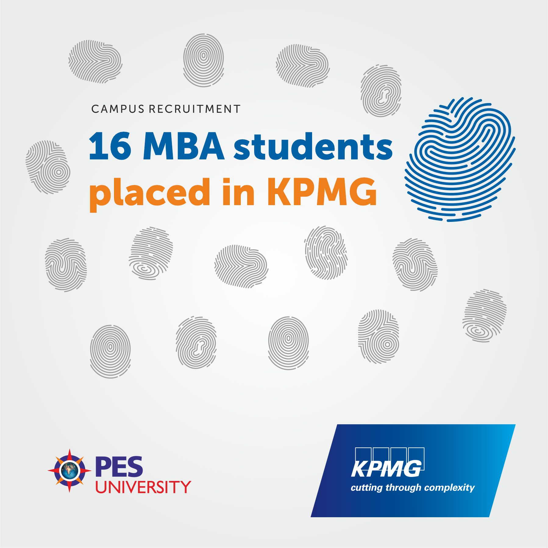 Sixteen MBA students placed in KPMG