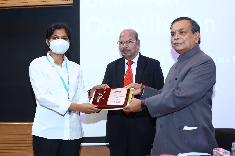 PES University celebrated the Constitution Day on November 26, 2021