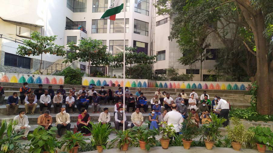 73rd REPUBLIC DAY 2022 @ PES University, RR Campus