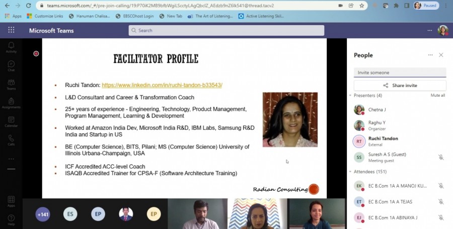 Personality development session