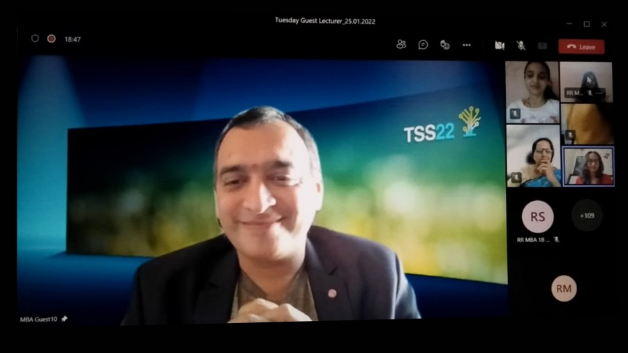 Guest lecture on window to career transformation