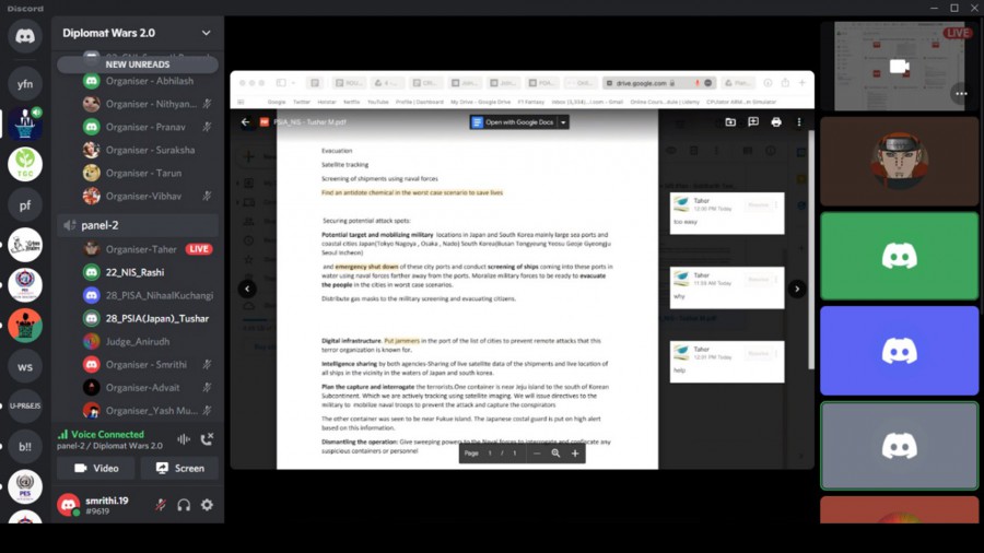 Practicing the art of diplomacy