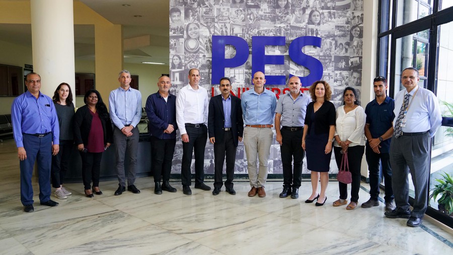 Israel National Defense College delegation visits PES University