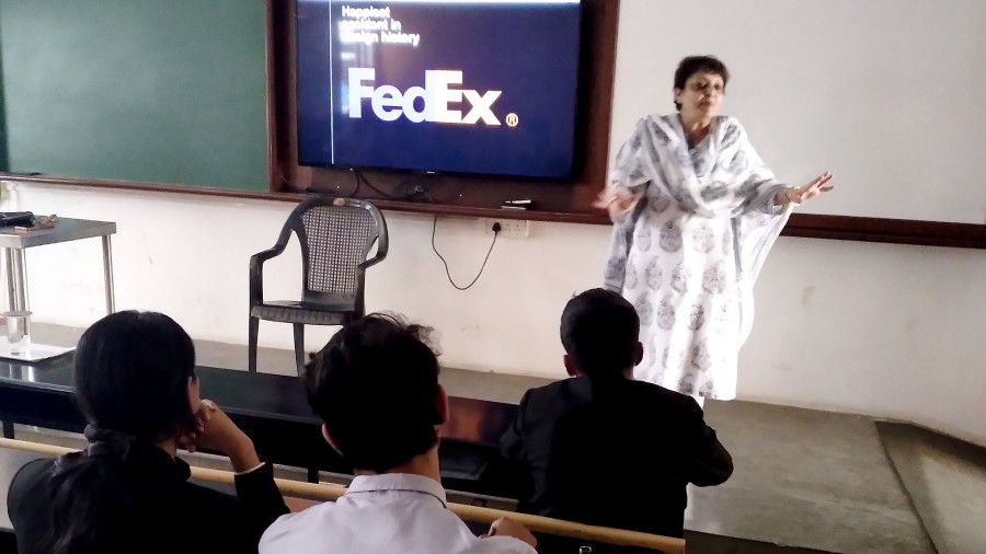 Guest lecture on collaterals in hospitality and event industry