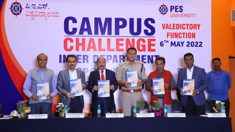 AWARD DISTRIBUTION CEREMONY FOR THE CAMPUS CHALLENGE 2022 @ PES UNIVERSITY