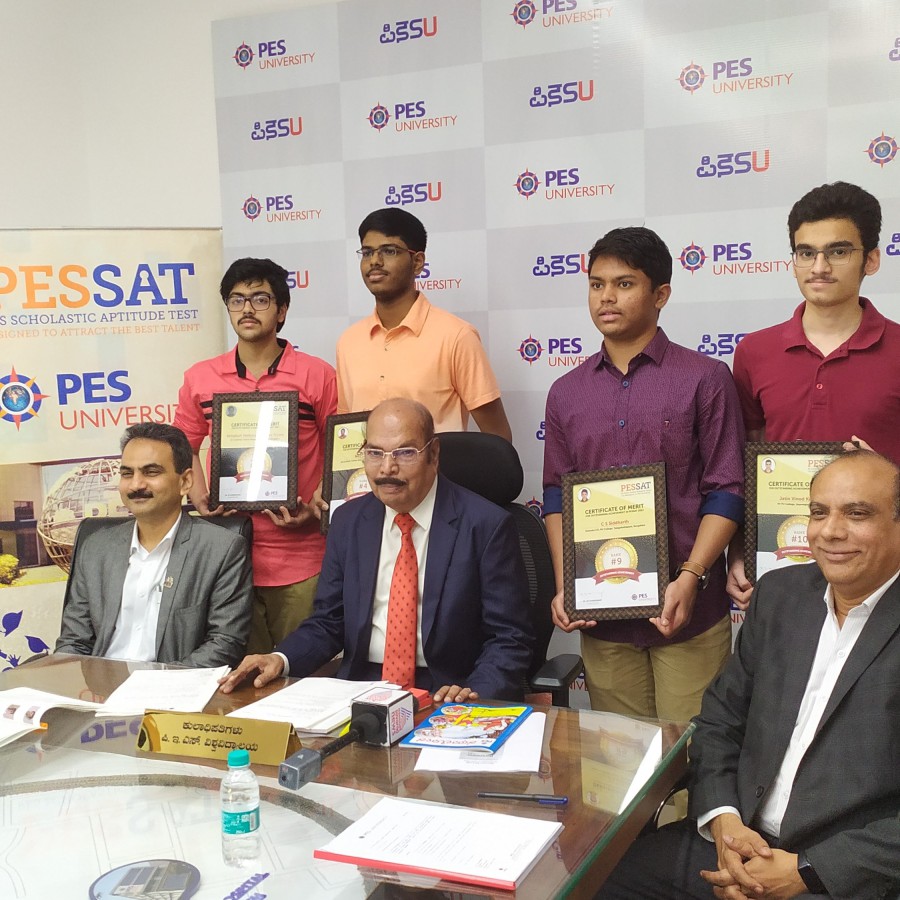 Announcement of PESSAT-2022 Ranks & Felicitation of Toppers