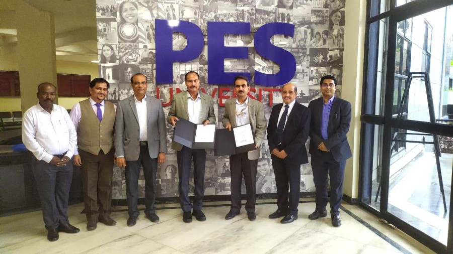 PES University signed an MoU with INFLIBNET Centre