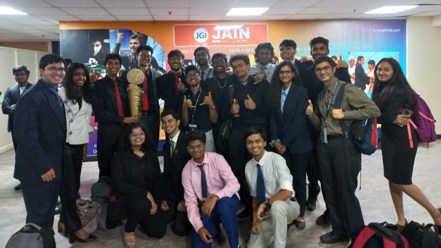 PES MUN Society (RR Campus) Wins Best Delegation at Jigyasa MUN (Jain University)
