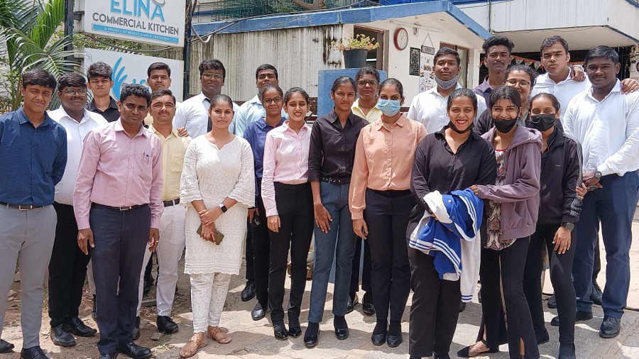 Field visit to crockery unit.