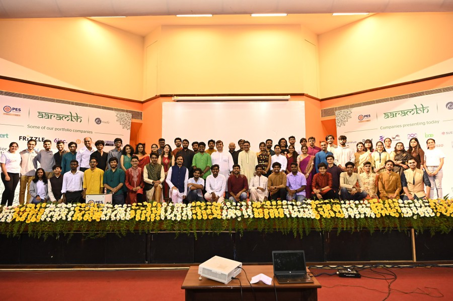 PESU Venture Labs invests in 21 start-ups chosen by angels at  Aarambh