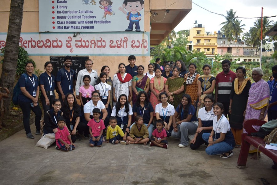 Donation drive for nutritive food with education