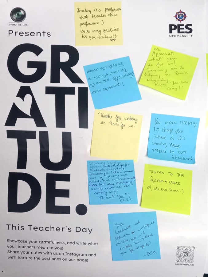 Thanking our teachers