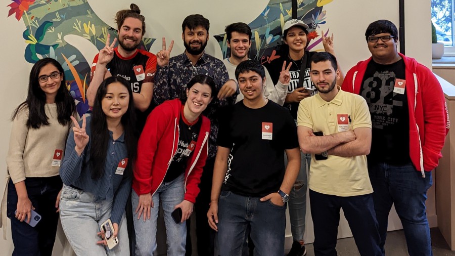 PES University student visits San Francisco, USA for Github Universe 2022