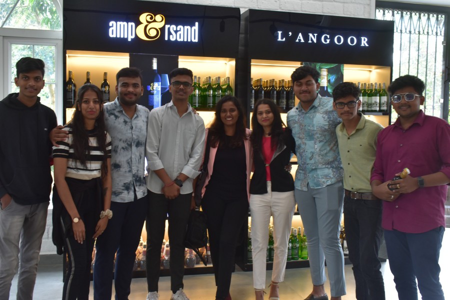 Field visit to winery