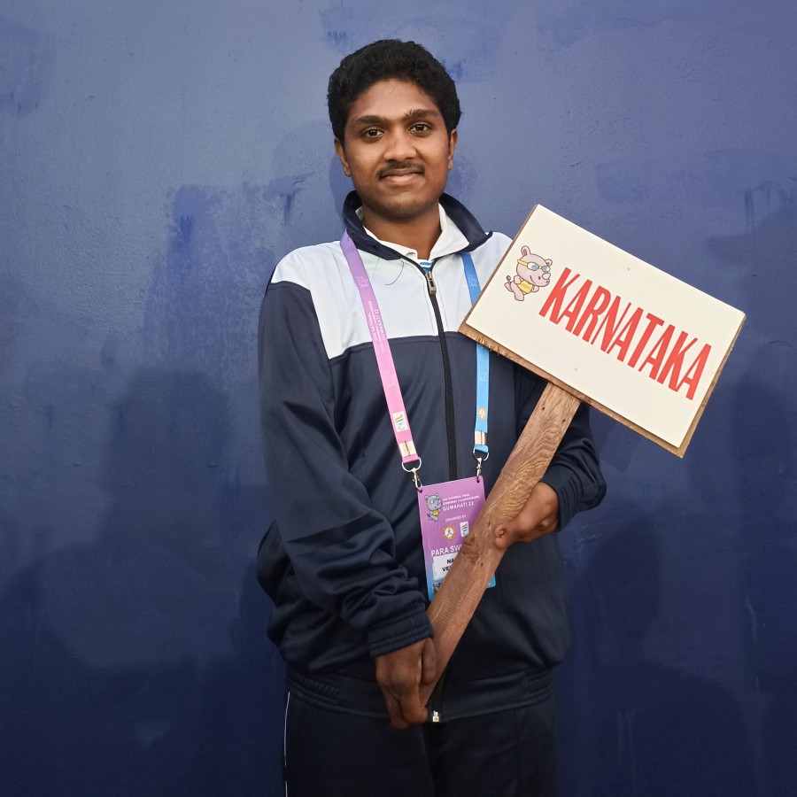 PES University’s student strikes Gold and silver in XXII National Para Swimming Championship held at Guwahati, Assam – 2022