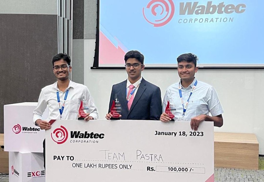 PES University students win 1 lakh cash prize in Wabtec competition Exceed 2.0
