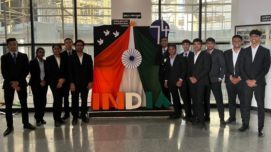 Pop-up kiosk for celebrating Republic Day